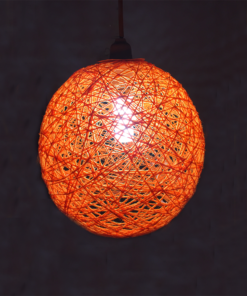 Handmade Thread lampshades for home decoration with Bulb, Holder, Wire and Holder Adaptor