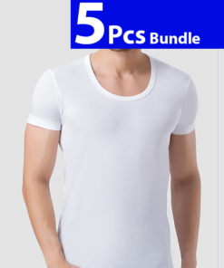 Men's Cotton Short Sleeve Vests - 05 Pieces