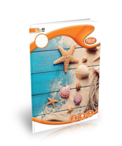 Atlas A4 Book CR 40Pgs (=) Single Ruled