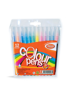 Atlas Colour Pen Wallets 12 Colours