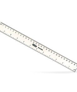 Clear 12" Ruler For Schools/Preschools