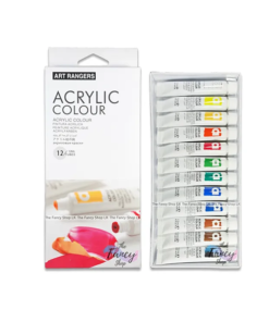 Art Ranger Acrylic Paint Colour Tube Set 12 Color 12ml