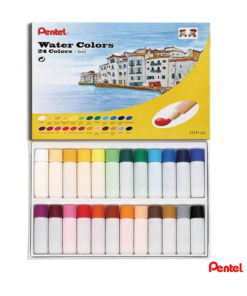 Pentel Water Colour Tubes - 24 Colours