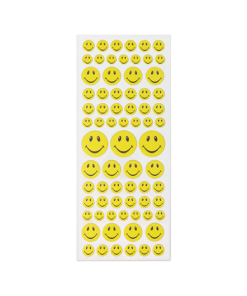 Smile Face Sticker Card