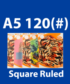 Atlas 120 Pages(#) A5 Book Square Ruled Bundle