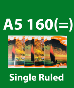 Atlas 160 Pages(=) A5 Book Single Ruled Bundle