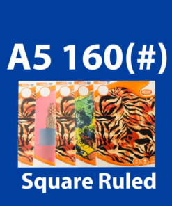 Atlas 160 Pages(#) A5 Book Square Ruled Bundle