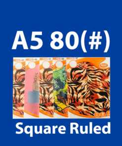 Atlas 80 Pages(#) A5 Book Square Ruled Bundle