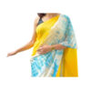 Women’s Pure Soft Cotton for Silk Saree Linen Sarees Latest Party/Wedding Design