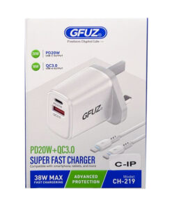 38W Super Fast Charger C to IP Cable