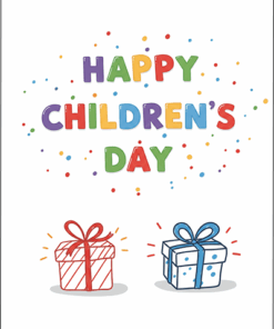 Greeting Card for Children's Day Special Wishes