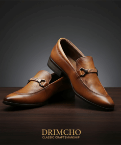 Men Brown Party Formal Office Genuine Leather Shoe