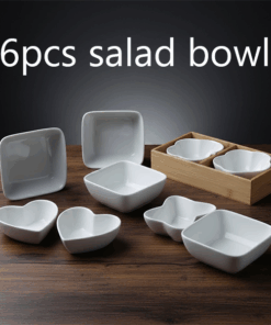 6pcs Ceramic Salad Bowl Set